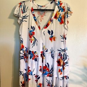 Torrid Short-Sleeved Baby-Doll Top, Size 1